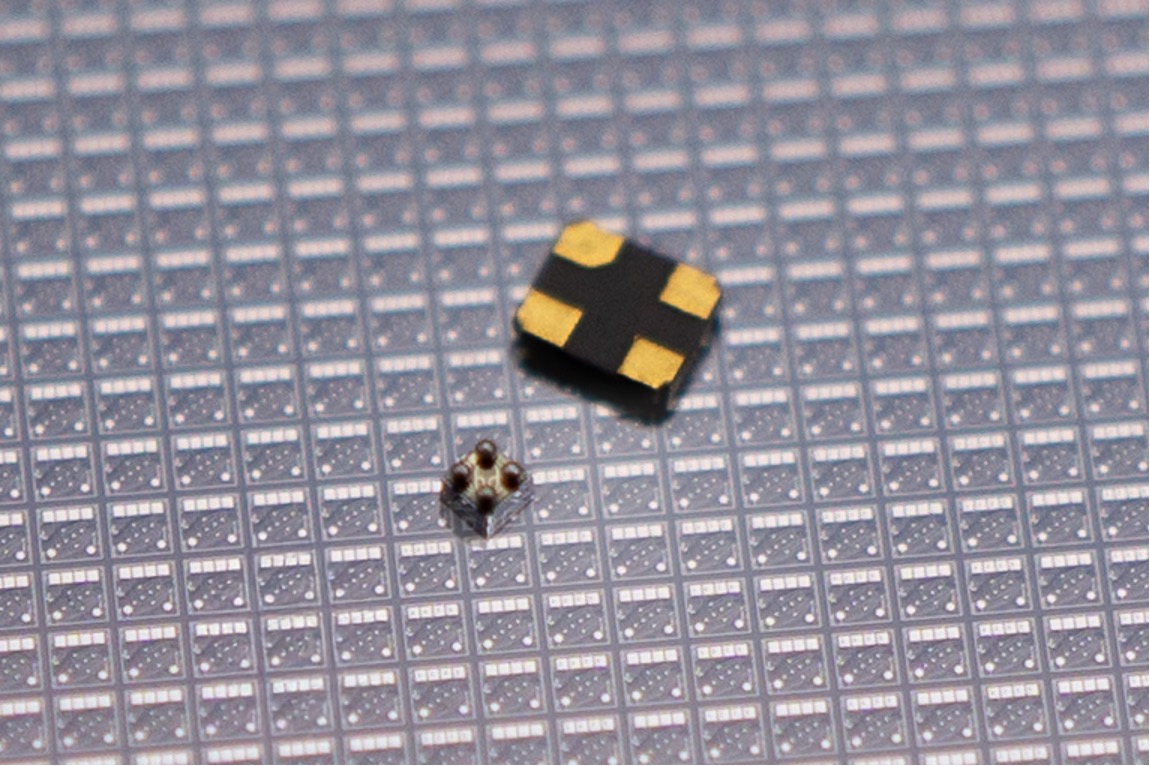 Titan size comparison to quartz resonator