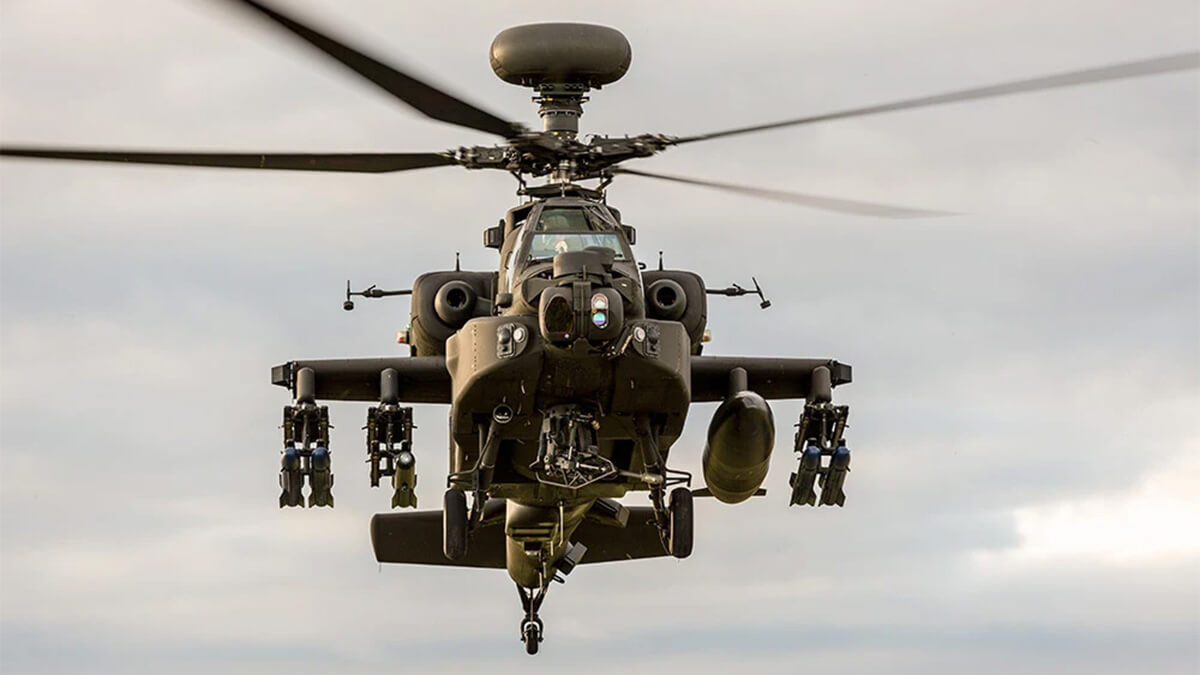 Apache helicopter