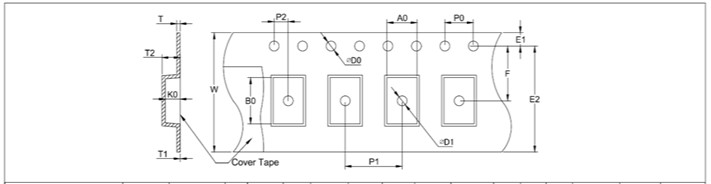 Carrier Tape Dimensions