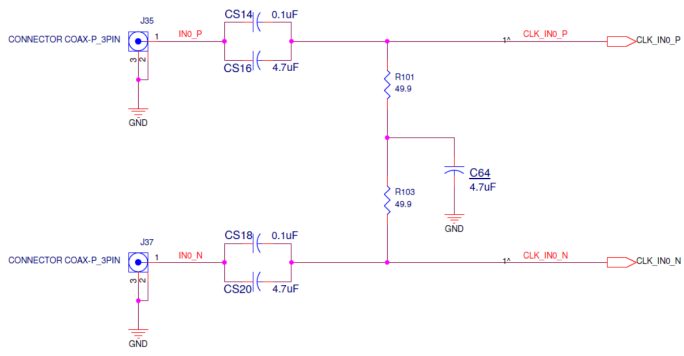 Figure 6. Input Clock Termination Circuit