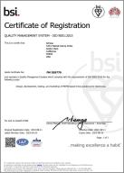 ISO9001:2015 Certificate of&nbsp;Registration