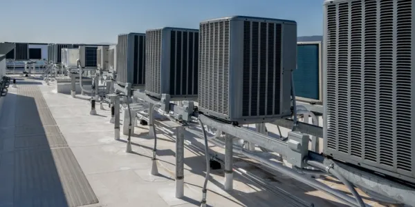 HVACR units on a rooftop