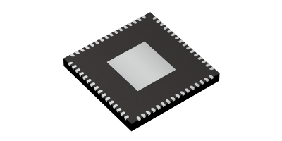 
<span>64-Pin Clock IC QFN (3D Bottom-View)</span>
