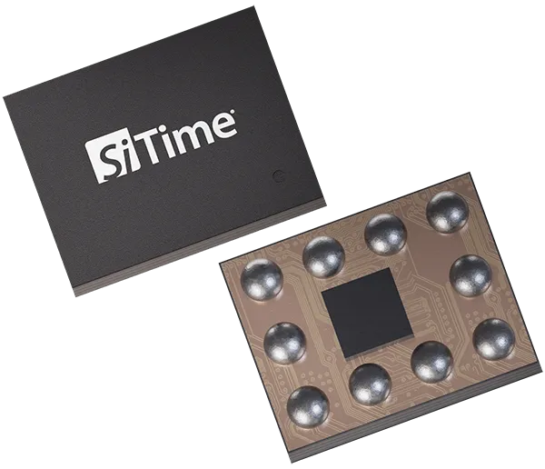 10-pin Mobile Clock Generator CSP (Top & Bottom Angled View)