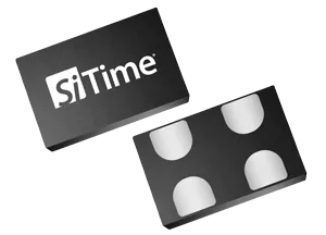 4-Pin MEMS Oscillator QFN (Top & Bottom Angled View)